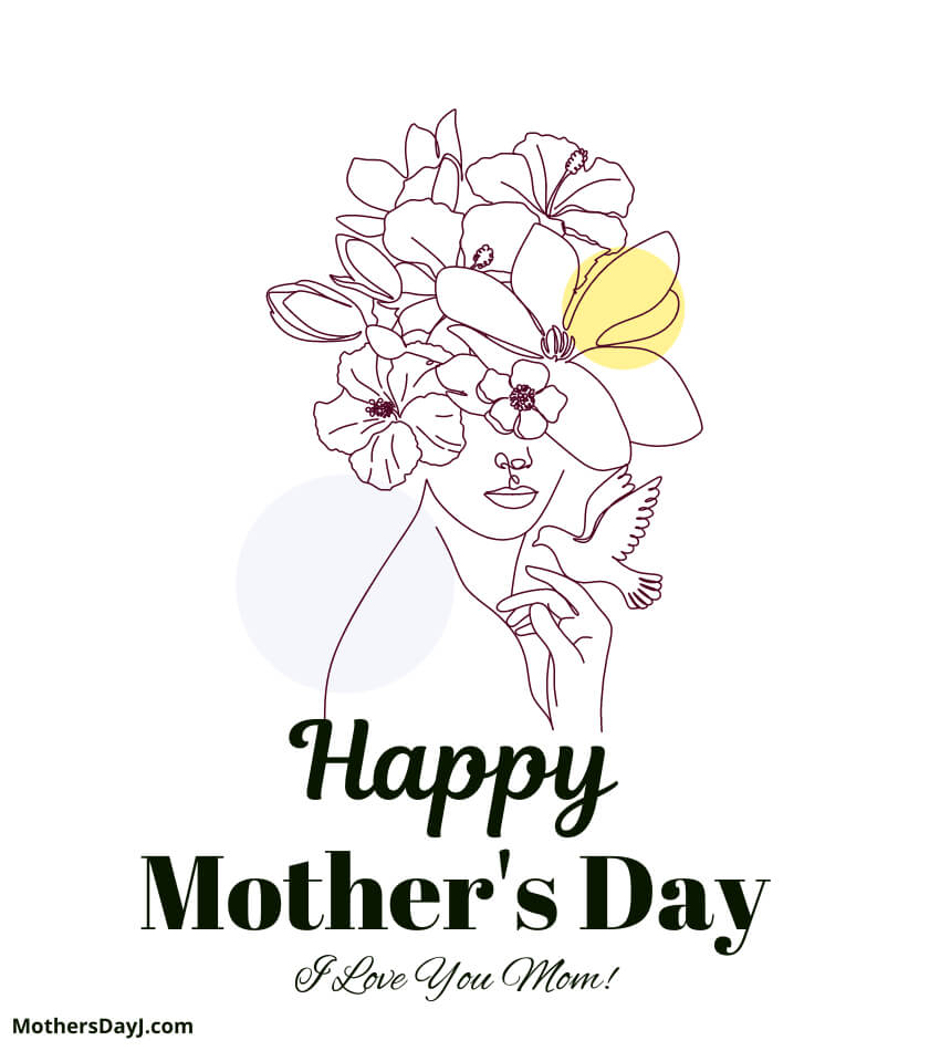 Happy Mother's Day Card flower